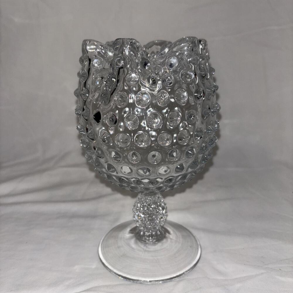 Duncan and miller vintage footed hobnail ivy bowl